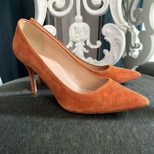 J. Crew Elsie Suede Pumps Rust Clay 6.0
